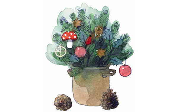 Illustration zu 'Ein Männlein steht im Walde' von Markus Lefrançois