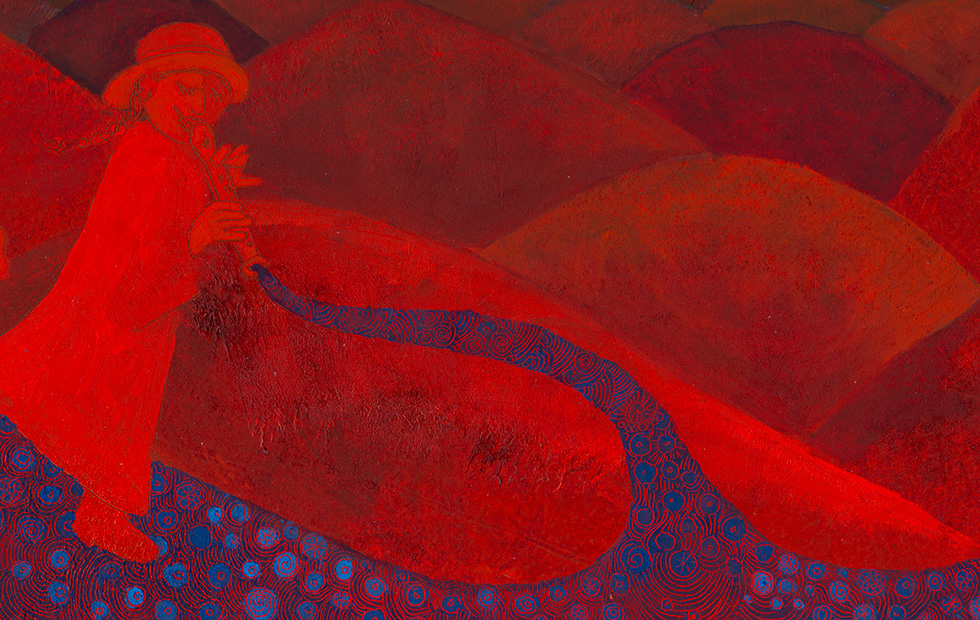 Illustration zu »Puti, puti, ziemeliti« von Frank Walka