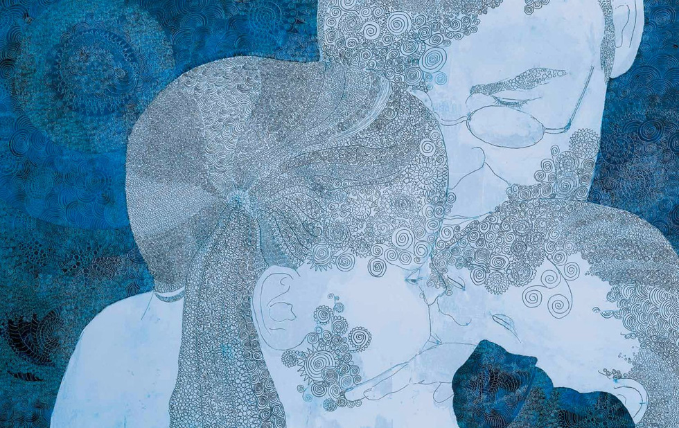 Illustration zu »Schlaf, Kindelein, süße« von Frank Walka
