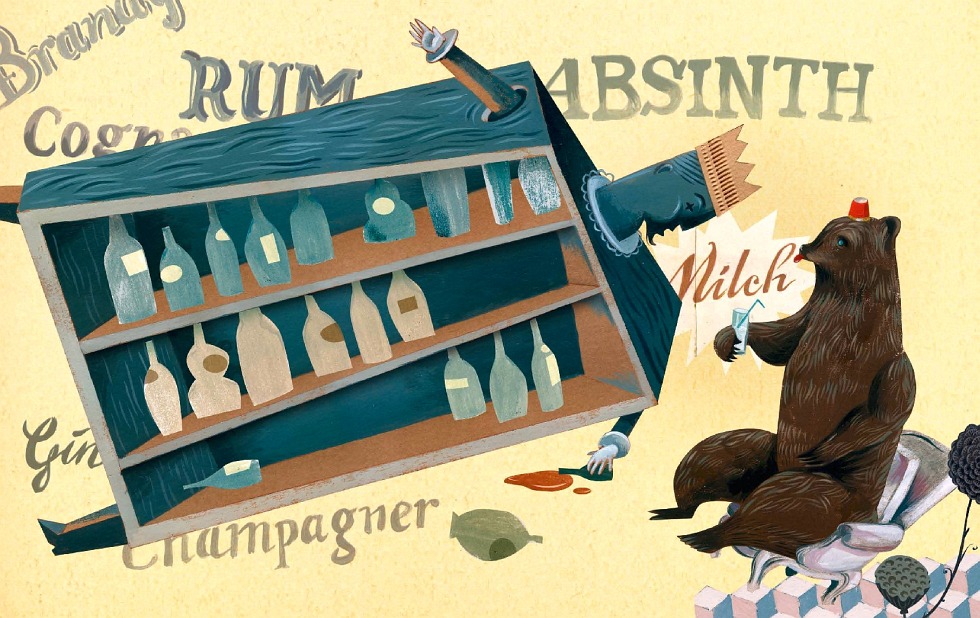 Illustration zu »Es war ein König in Thule« von Christoph Mett